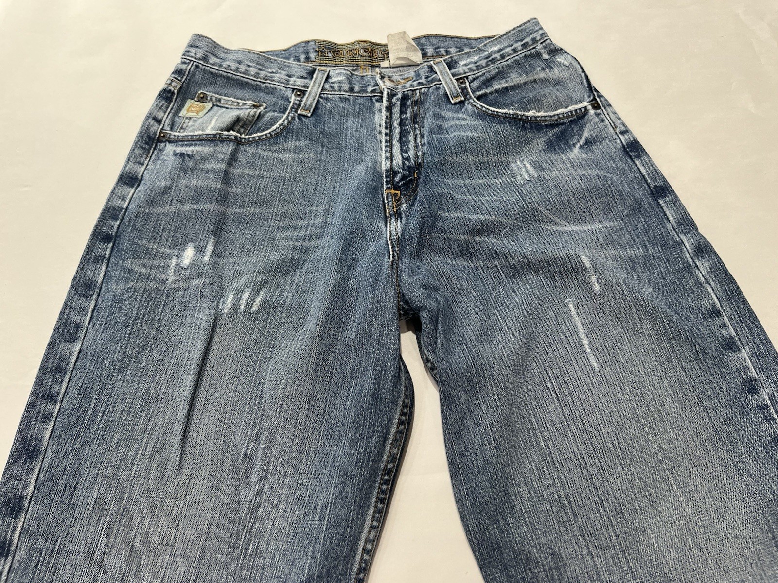 Cinch MB91334003-G 100% Cotton Straight Leg Blue Jeans Mens 34×36