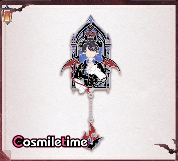 Mr Love: Queen’s Choice Kiro Gavin Metal Badge Brooch Game Collection Anime YZ