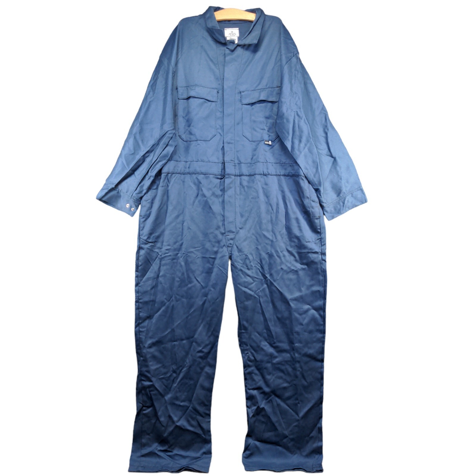 Steel Grip Inc. Men’s Coveralls Blue Size 58 Flame Resistant Alum Splash Resist