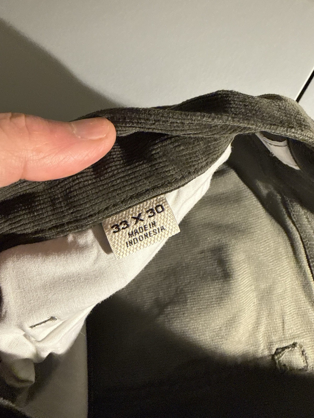 Flint and Tinder Corduroy Pants Brown Tapered Fit 33×30 Huckberry Casual Preppy