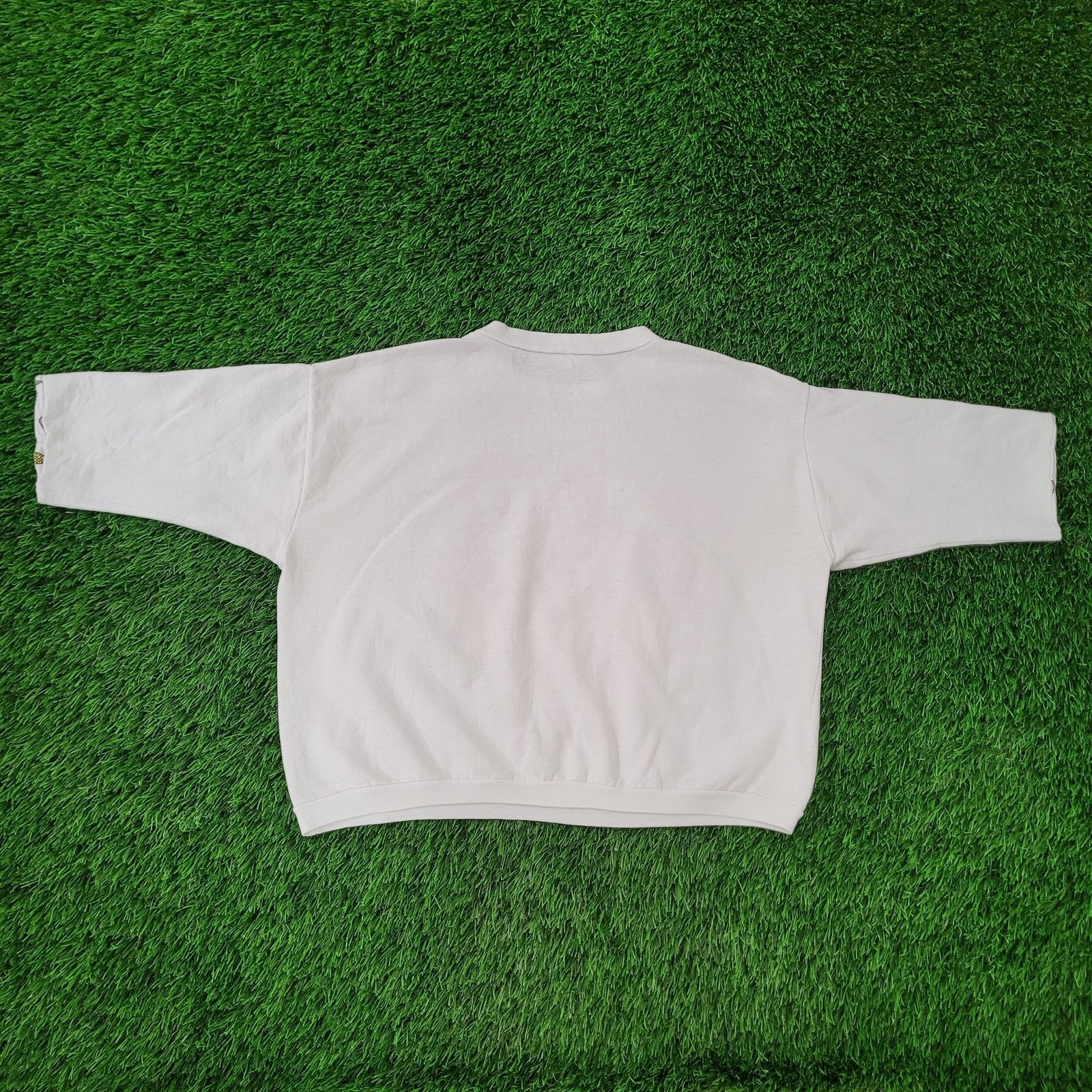 Vintage 80s Koala Bear Cropped Sweatshirt Womens XL 23×19 White