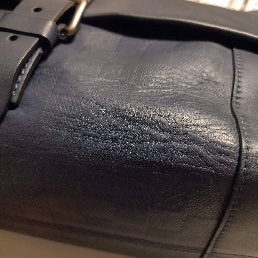 Louis Vuitton Loft Damier Infini Navy 2Way Shoulder Bag Used From Japan