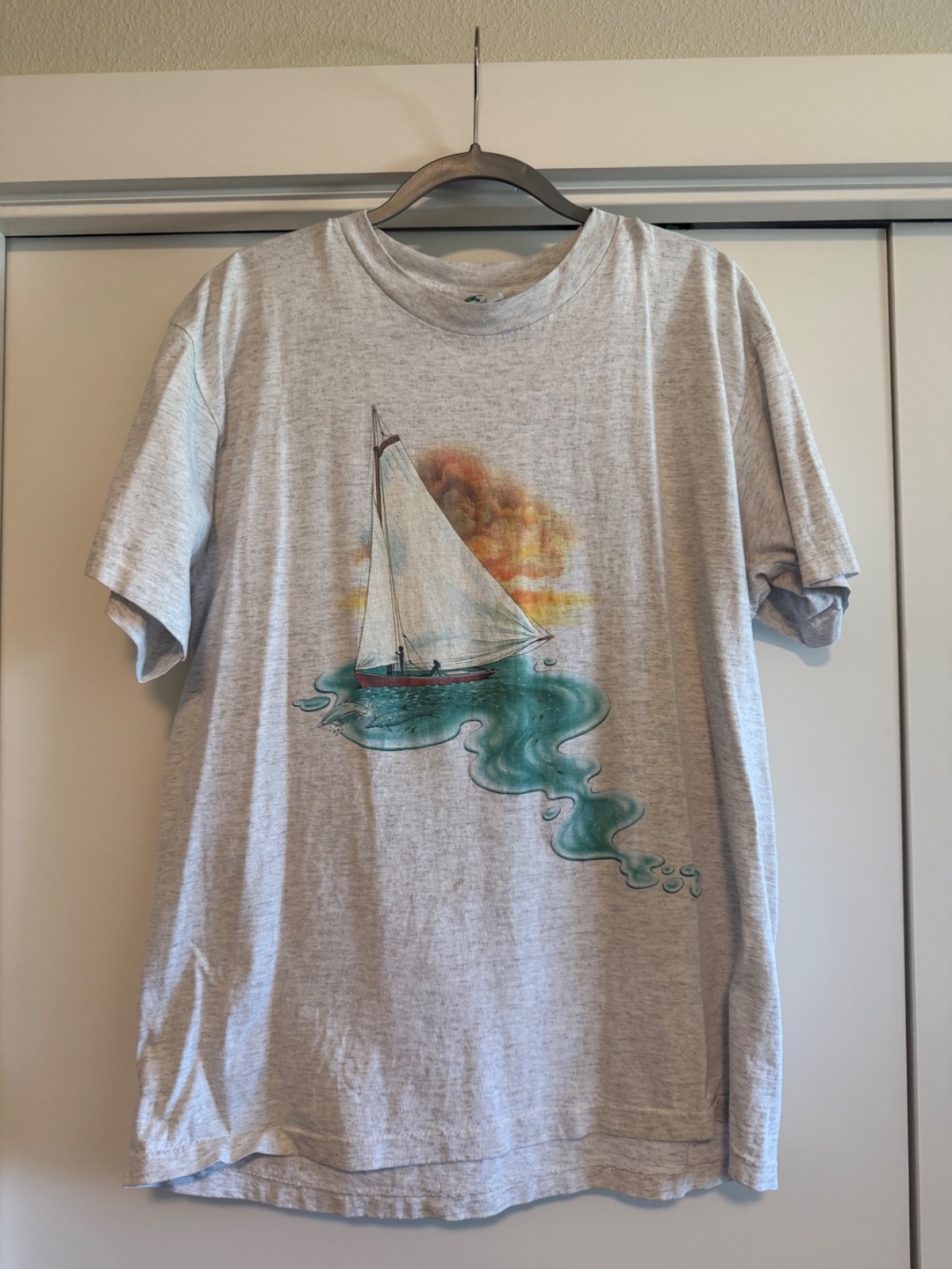 Vintage 1993 Caribbean Soul “Cockatoo Cove” Single Stitch T-Shirt XL All Over Pr