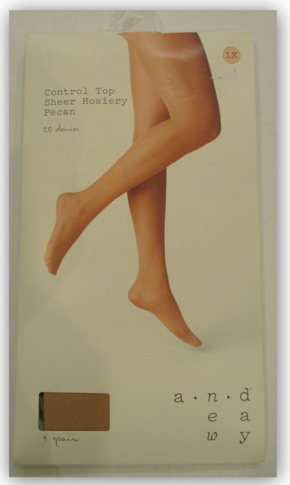 A New Day Single Pairs CONTROL TOP SHEER HOSIERY Choice of Size and Color