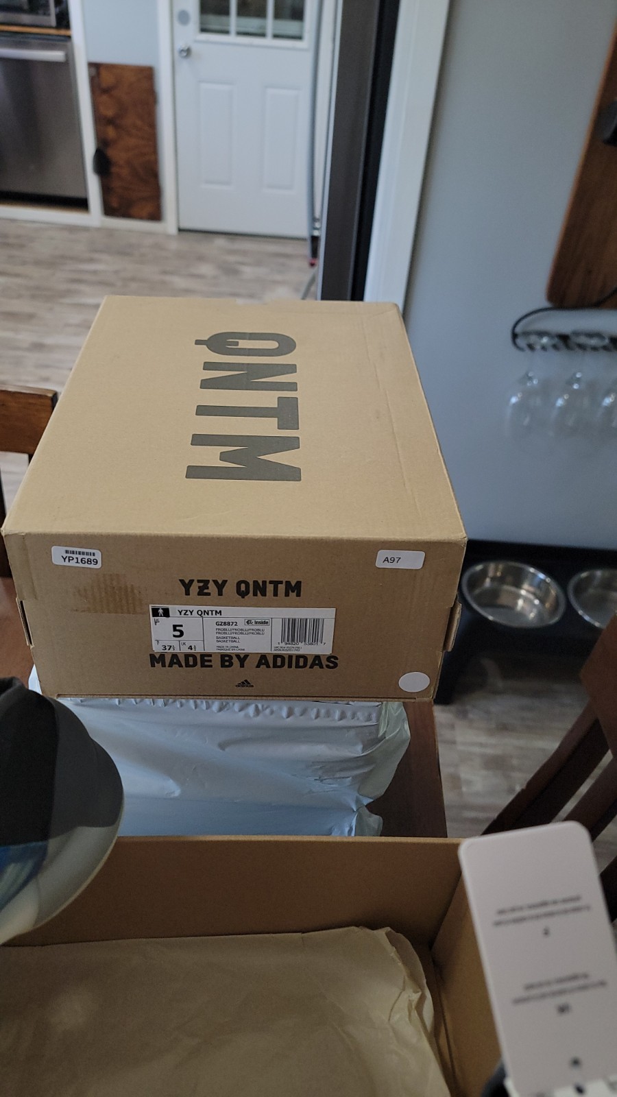 Adidas Yeezy Quantum ‘Frozen Blue’ GZ8872 New Size 5