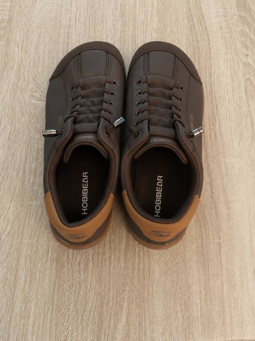 Hobibear Barefoot Shoes Brown Wide Sneakers GST0071G EUR 39 M/6.5-7 W/ 8-8.5