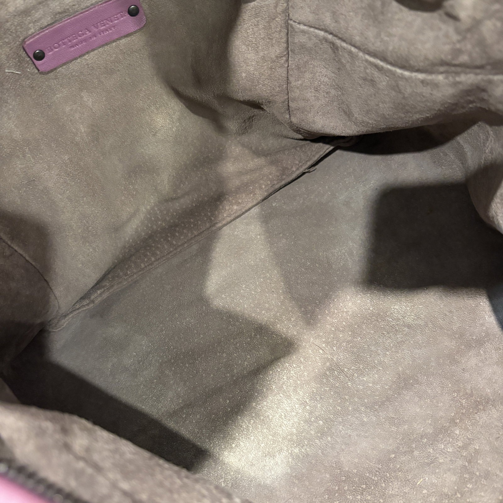 Bottega Veneta Cube Messenger Bag Purple Lambskin Intrecciato Nappa (ym012726c8)