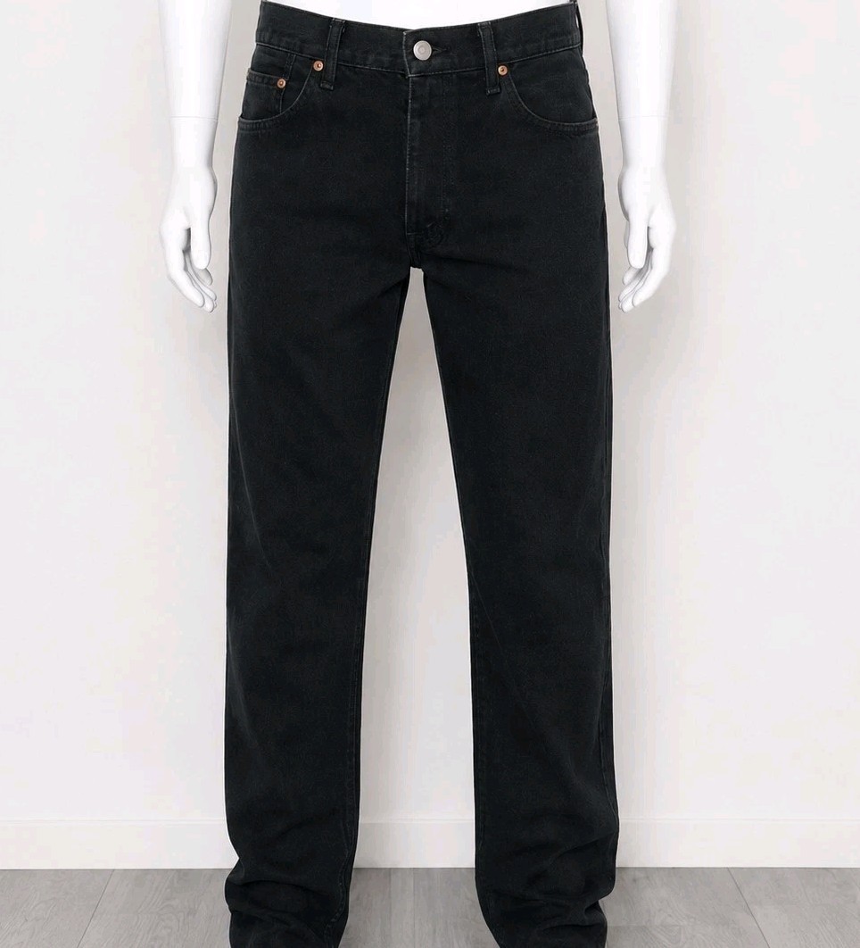 Vintage Levi’s 615 Orange Tab Men’s Jeans W34 L30 Black Denim Made In Hungary