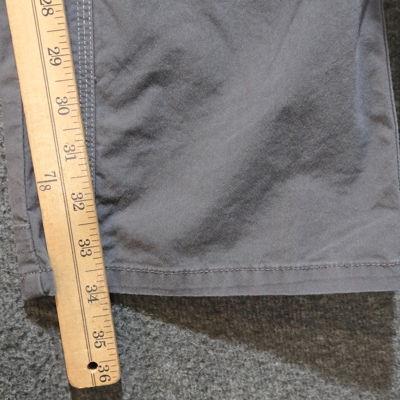 Kuhl Legendary Pants Drawstring Gray Cargo Hiking Roll Up Ankle Women’s 8 Long