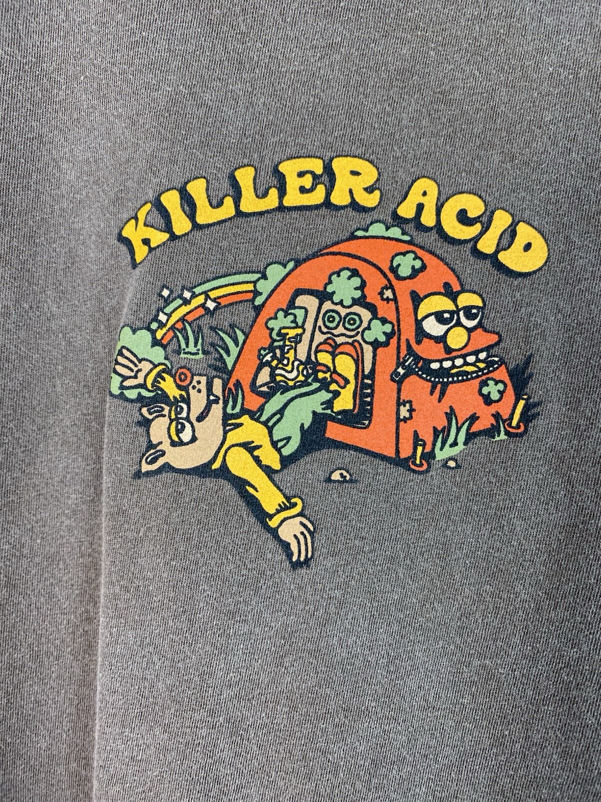 Killer Acid Cali M Brown Colorful “It’s All Good in the Woods” Graphic T-Shirt