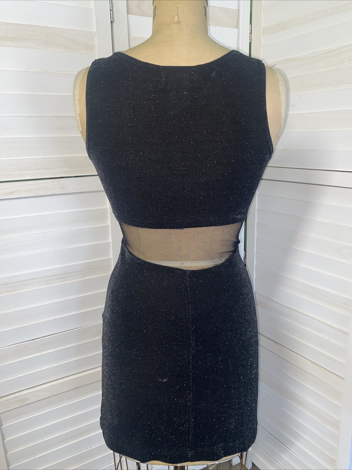 Vintage Jay Jacobs 80s 90s Formal Cocktail Prom Little Black Dress Small USA