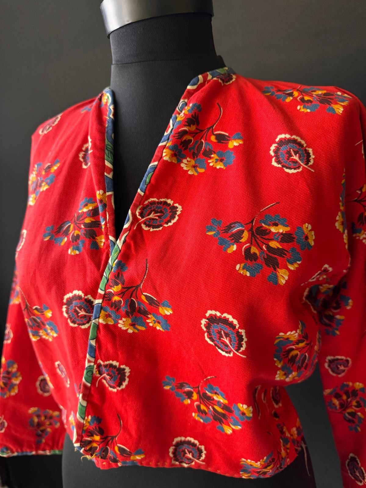 Hand-Sewn Anatolian Cepken from the Old Ottoman Period kaftan
