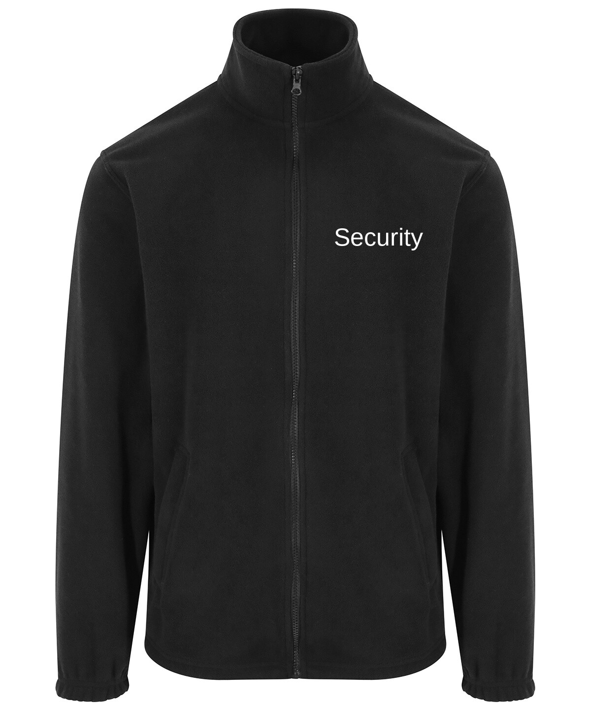 Security micro fleece jacket -Embroidered on chest and back, bouncer, door man