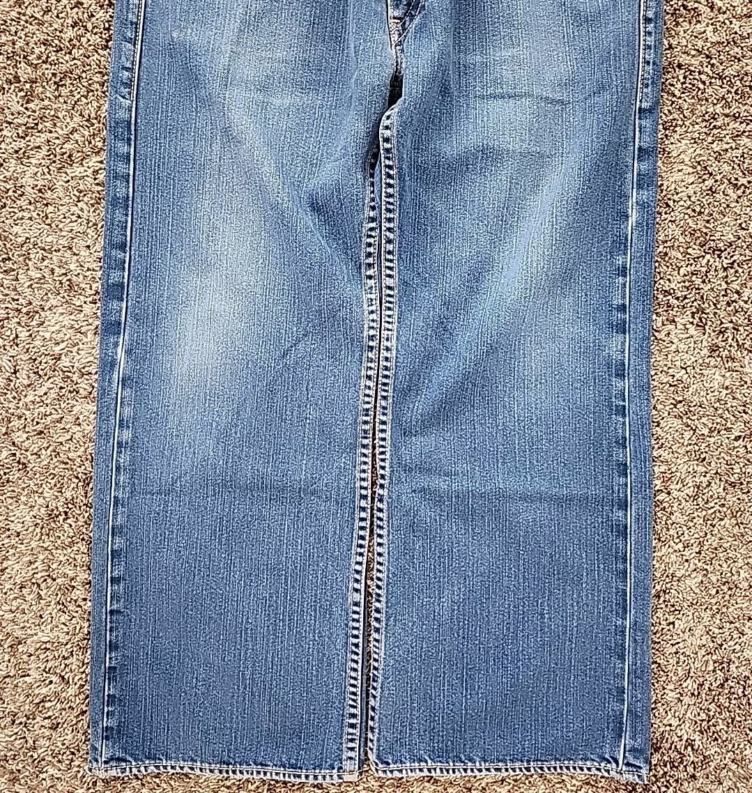 VTG Levis Type 1 Real Loose Jeans Men 36×30 Blue Denim Wide Leg Straight Leg