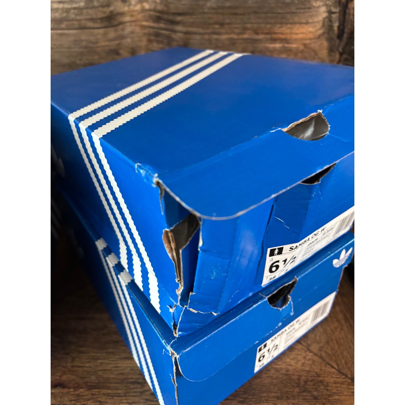 Adidas Samba OG W Wonder White Core Black Gum Sneakers ID0478 Womens 6.5