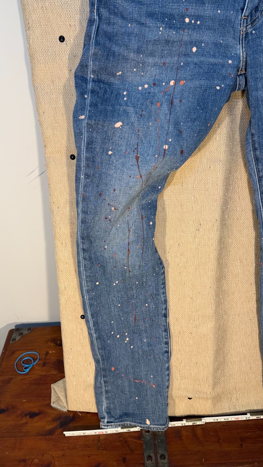 Levis 511 Jeans Lot 3 Pair Bundle 34×34 34×32 34×30 Distressed Paint
