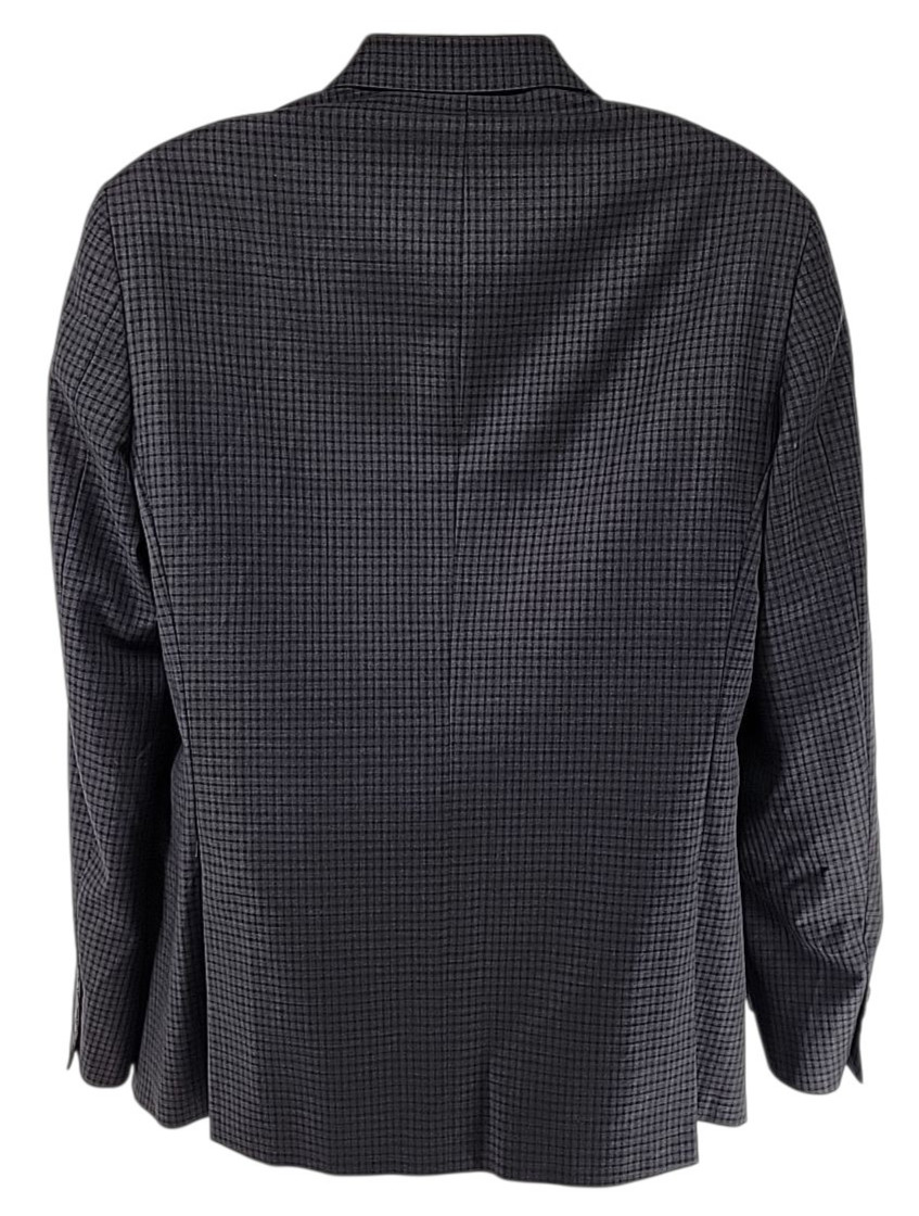 Todd Snyder Mayfair Fit Blazer 44L Wool Micro Check Made in USA Sport Coat Gray