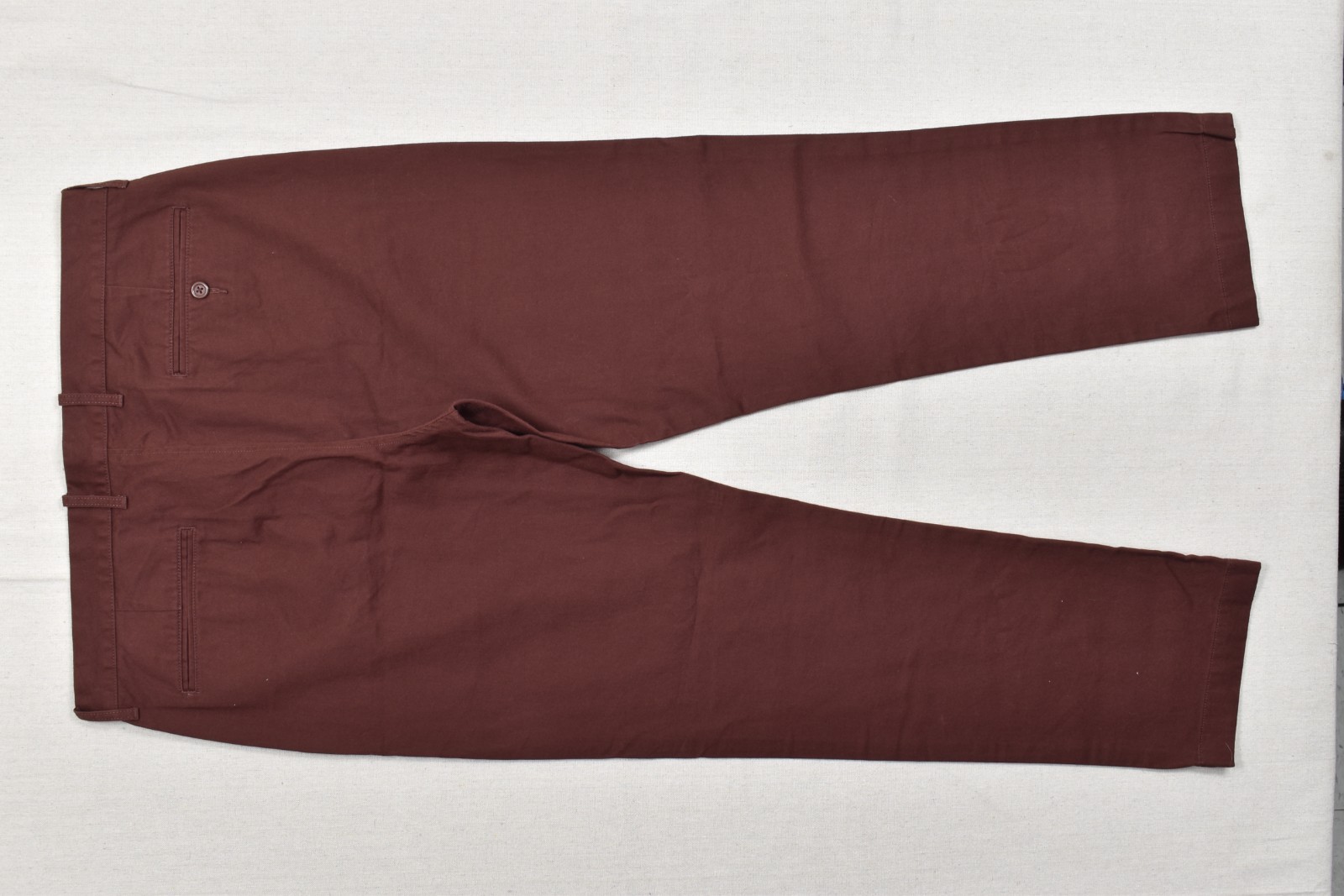 J.Crew The Sutton Men’s Chino Pants 35×32 Brown Burgundy 100% Cotton