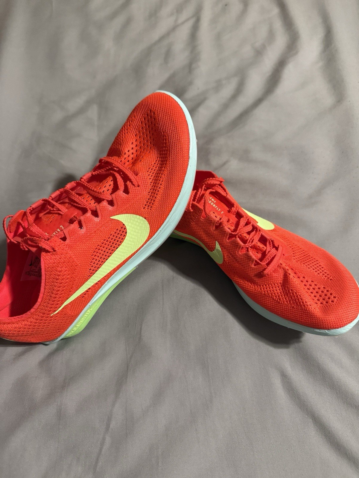 Size 6.5 – Nike ZoomX Dragonfly 2 Bright Crimson Lime Blast
