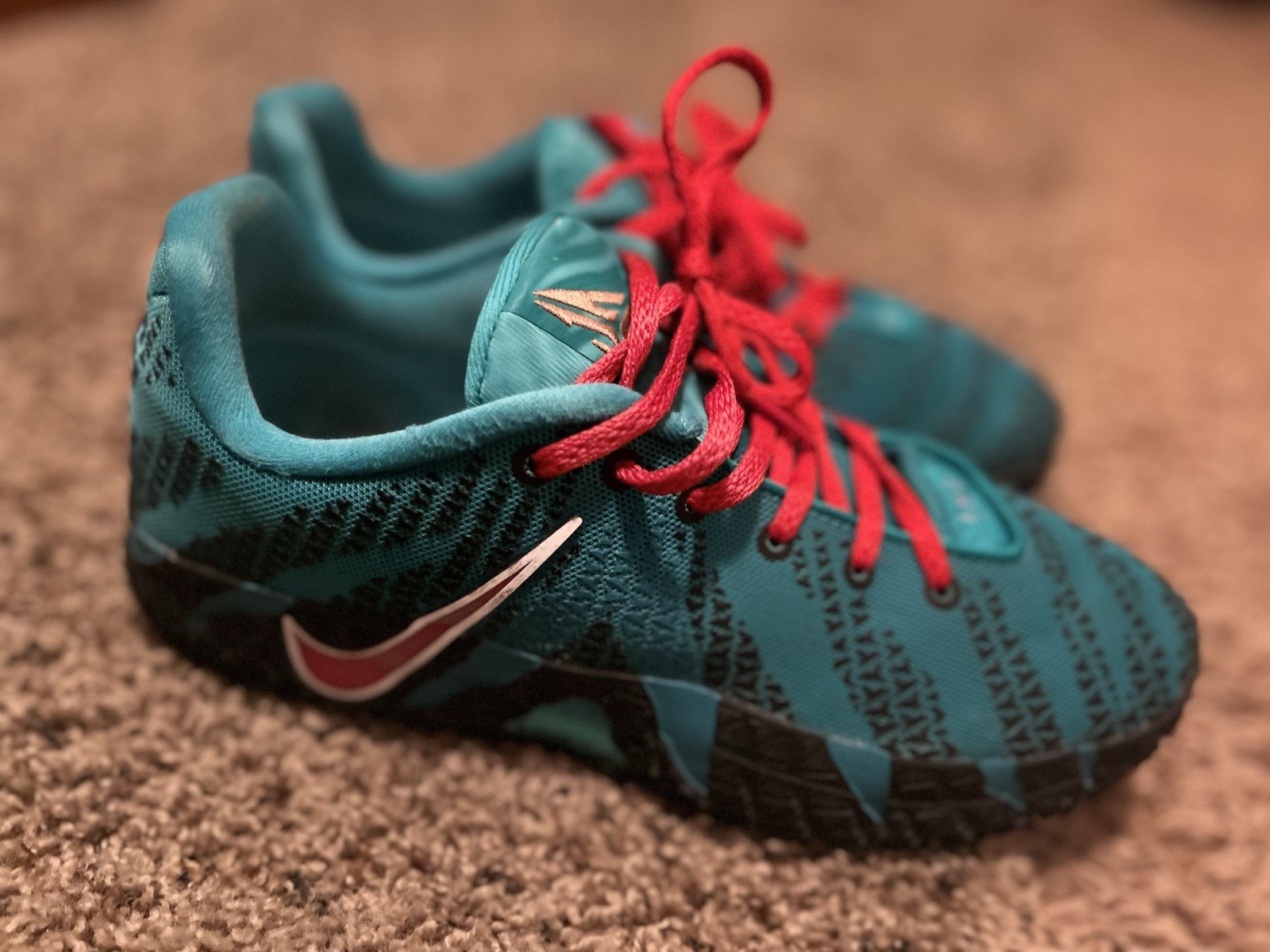 Size 7 Nike Basketball Ja 3 In the Ja 3.0 Color way Without Shoe Insoles