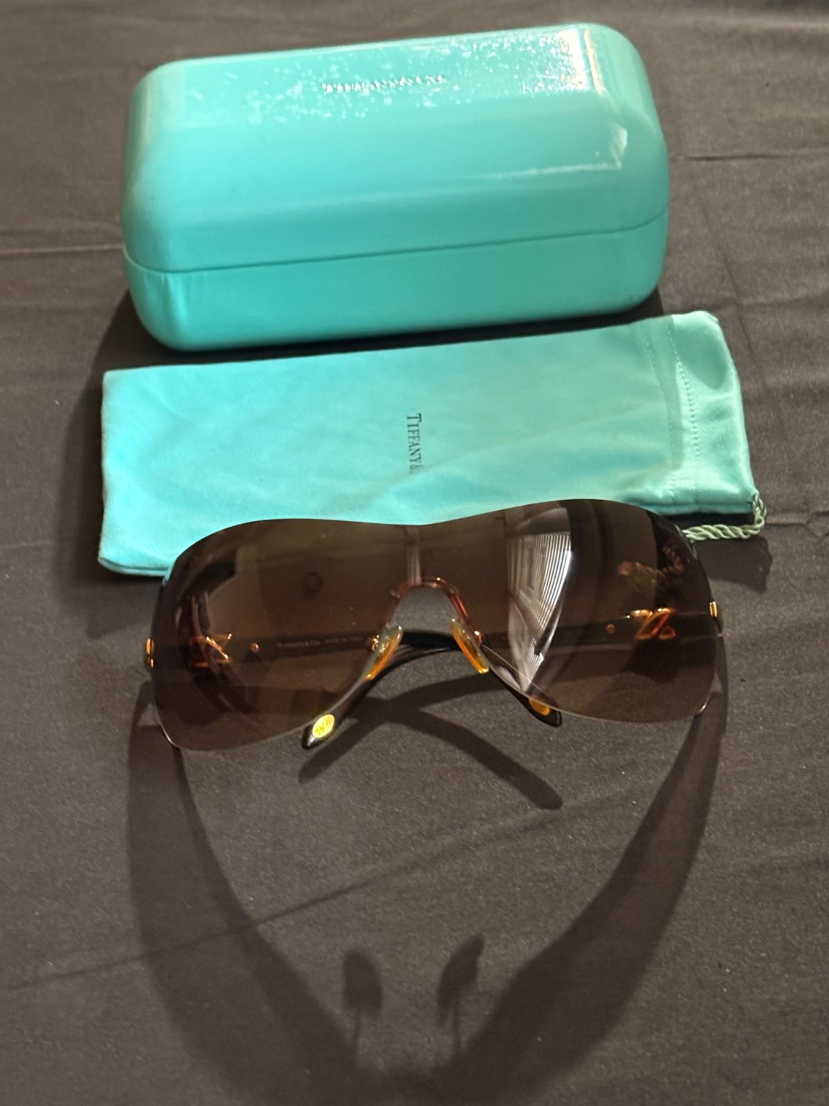 TIFFANY & Co. TF3015 Rimless Shield Sunglasses 115mm