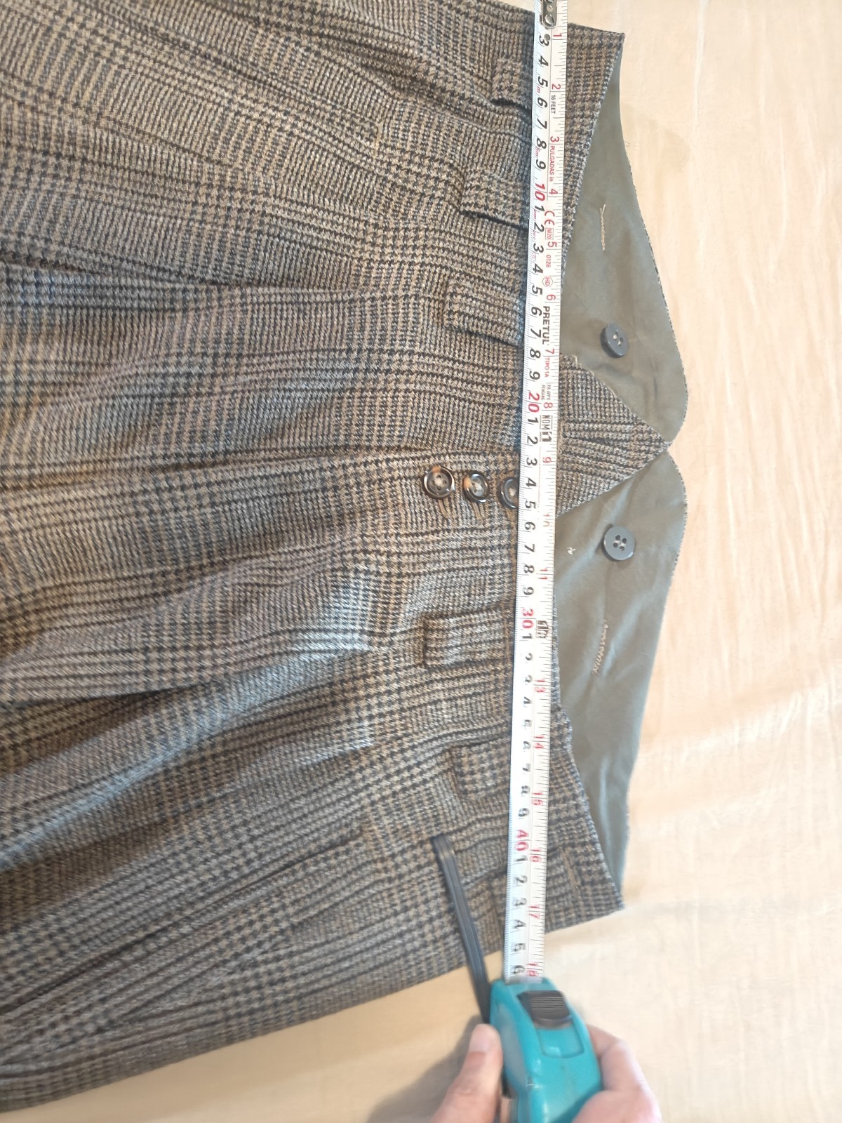 CONNOCK & LOCKIE, BESPOKE, MEN’S BRITISH MADE, PLEATED, DRESS SLACKS Size: 34
