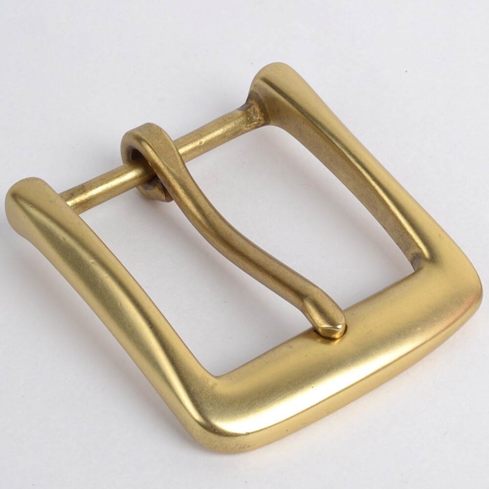 Solid Brass Belt Buckles Tongue Pin Belt Buckle Fits For 1.5 Inches Belt US