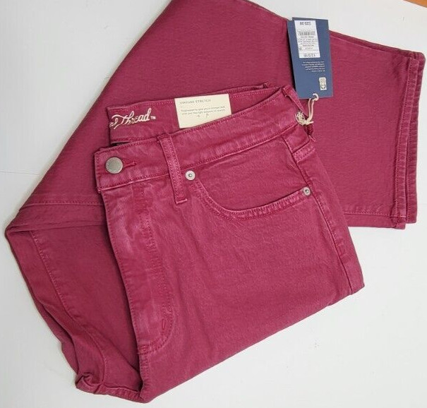Universal Thread 12/31R Pink Rose Vintage Stretch Straight Womens Jean Pants