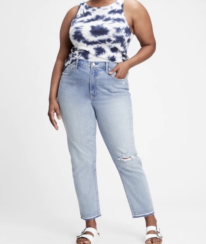GAP NWT Tall High Rise Vintage Slim Jeans with Washwell – Size 28 Tall