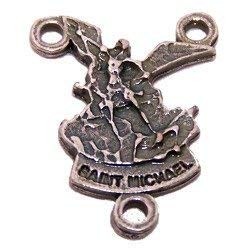 Saint Michael ` the Archangel ` center – Pewter (1.7 cm-0.67″)