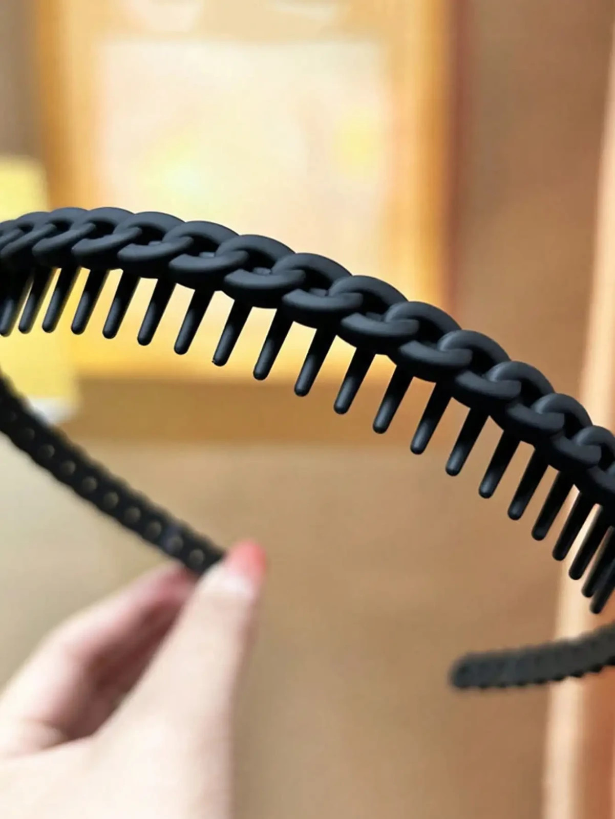 2Pcs Braided Wide Tooth Headband for Women Stylish Hair Comb Band Fashion Access