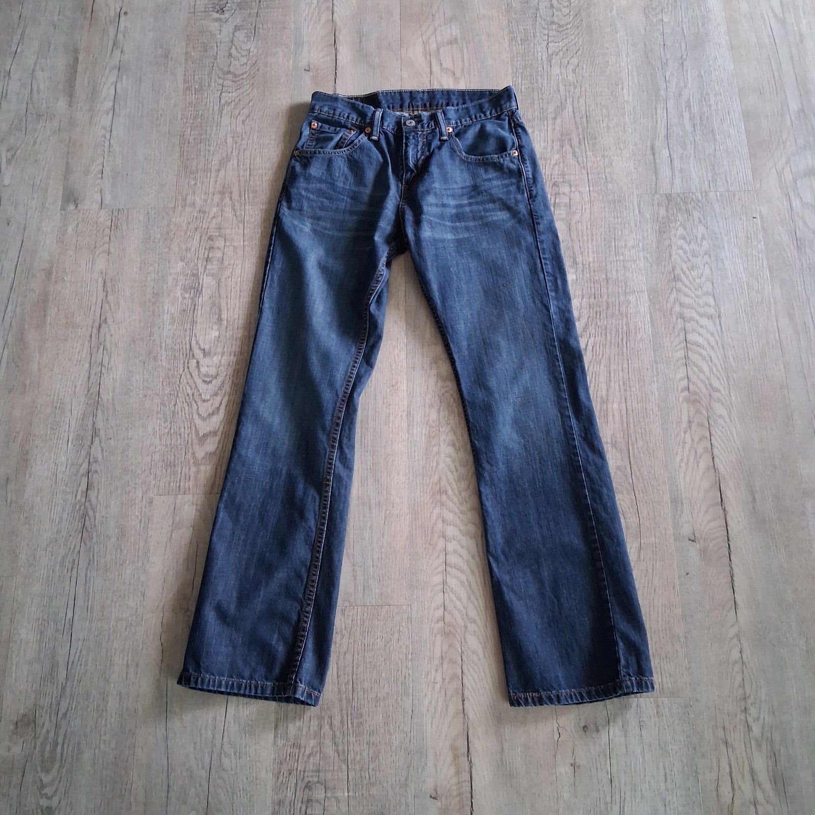 Levis 527 Jeans Men’s 29×30 Blue Medium Wash Bootcut Denim Western Cowboy
