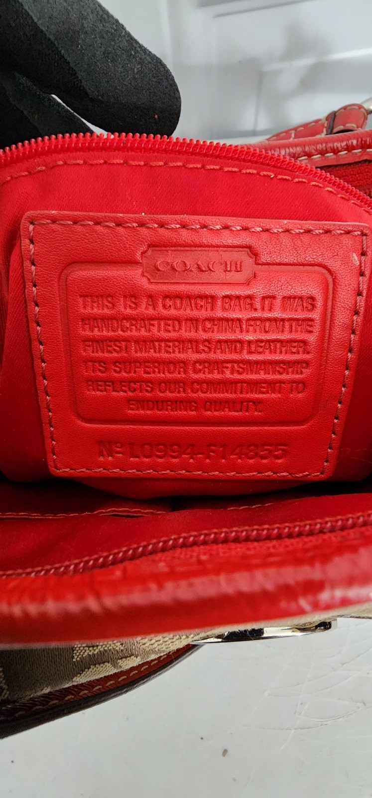 Coach Leah Small Crossbody F14855 Convertible Shoulder Handbag Purse Satchel