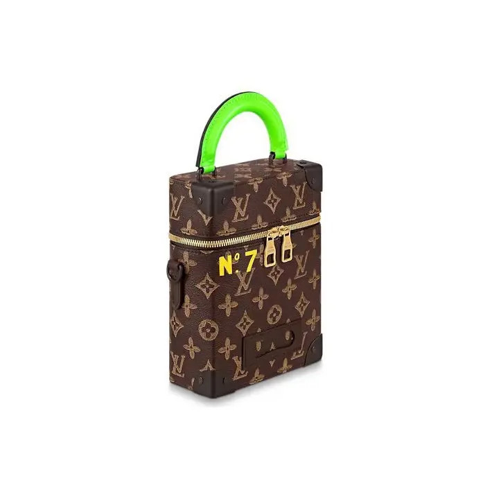 LOUIS VUITTON Vertical Trunk Phone Bag Shoulder Crossbody Bag Men’s 6x3x8.6 in