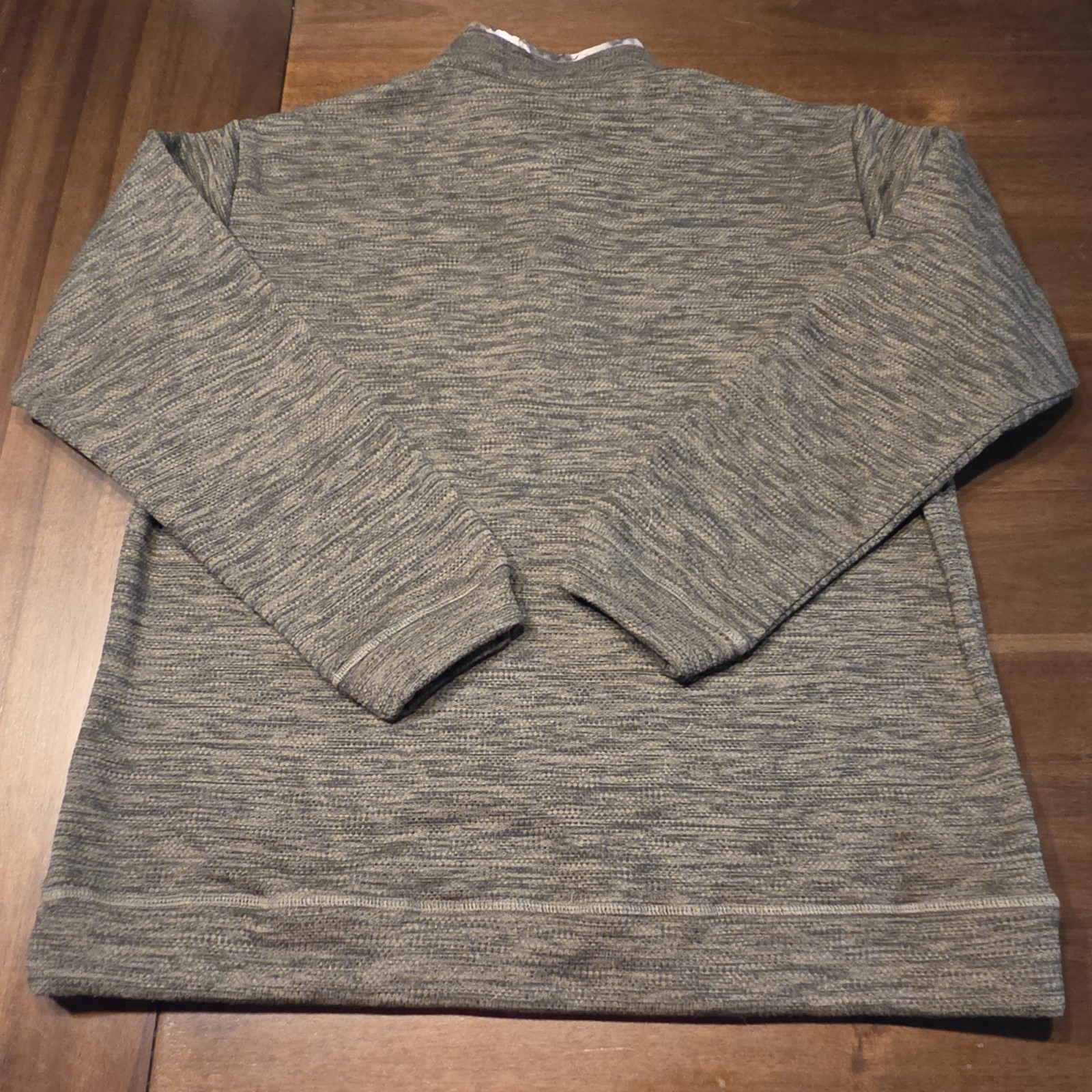 Habit Men’s Snap Front Fleece Pullover Scent-Factor Mossy Oak Camo Green XL
