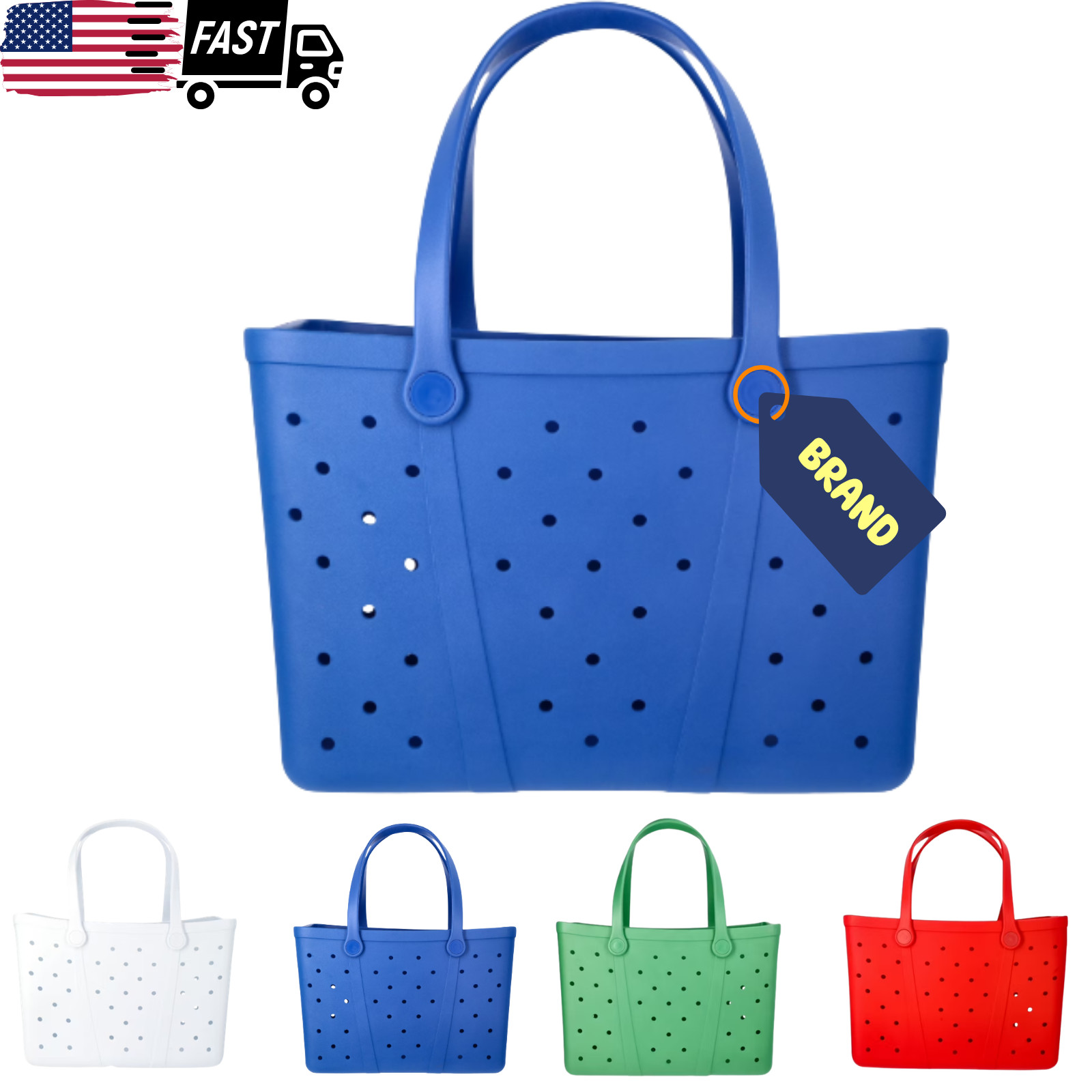 Women’s Waterproof EVA Beach Tote Bag Lightweight Beach