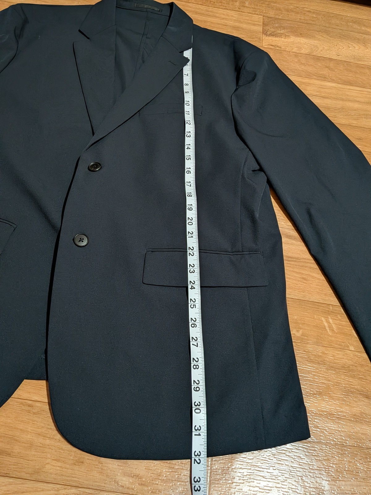 Uniqlo Men’s Navy Blue Unstructured Stretch Sport Coat Blazer Size XL or 46R