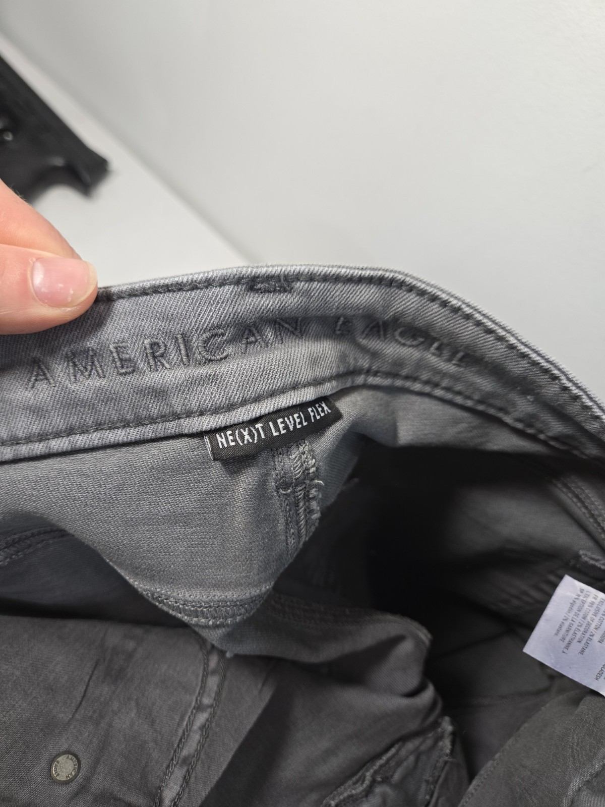 American Eagle Jeans Mens 28×28 Slim Gray Next Level Flex