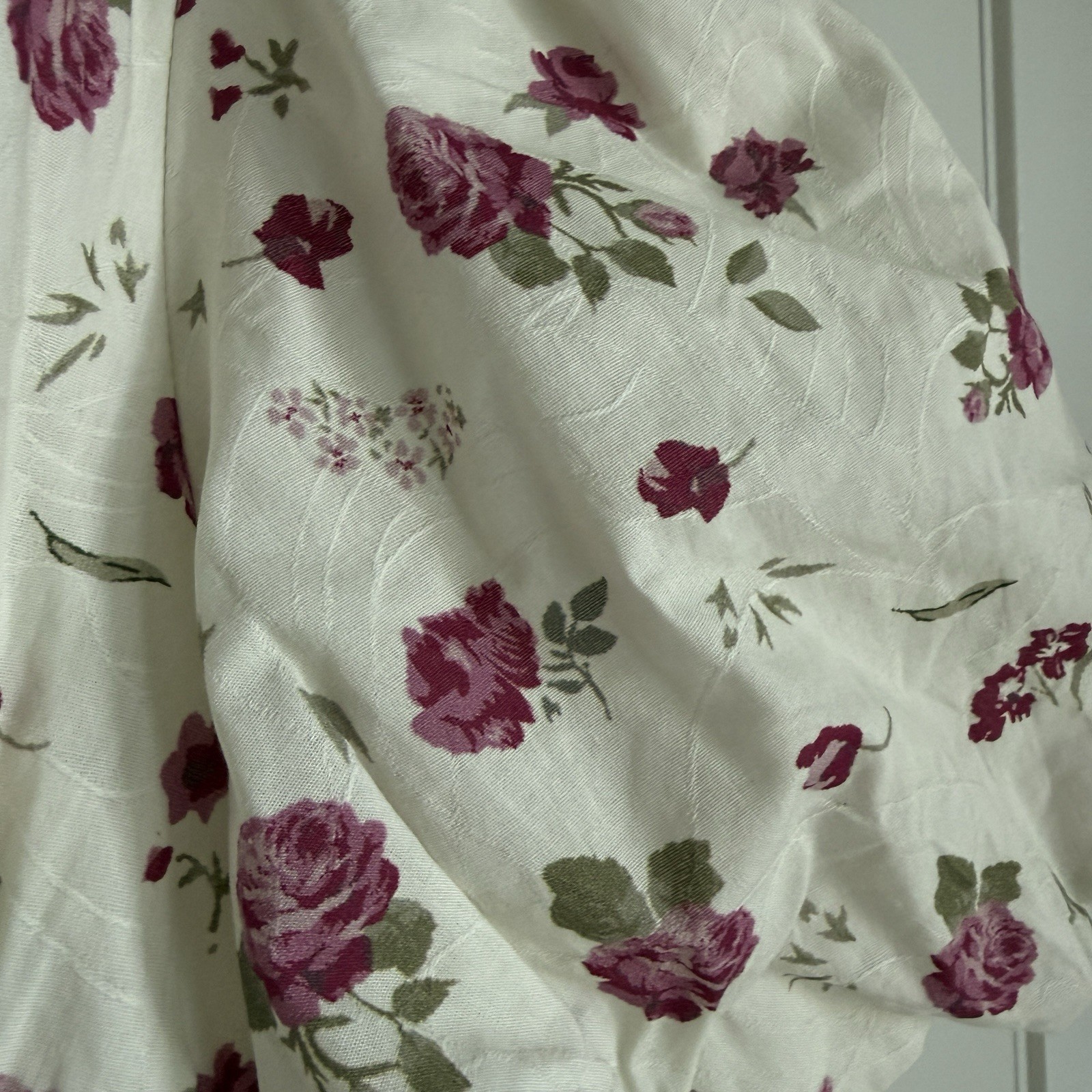 Aureum Women’s Floral Top Milkmaid Fairy Cottagecore SZ M Bohemian Peasant