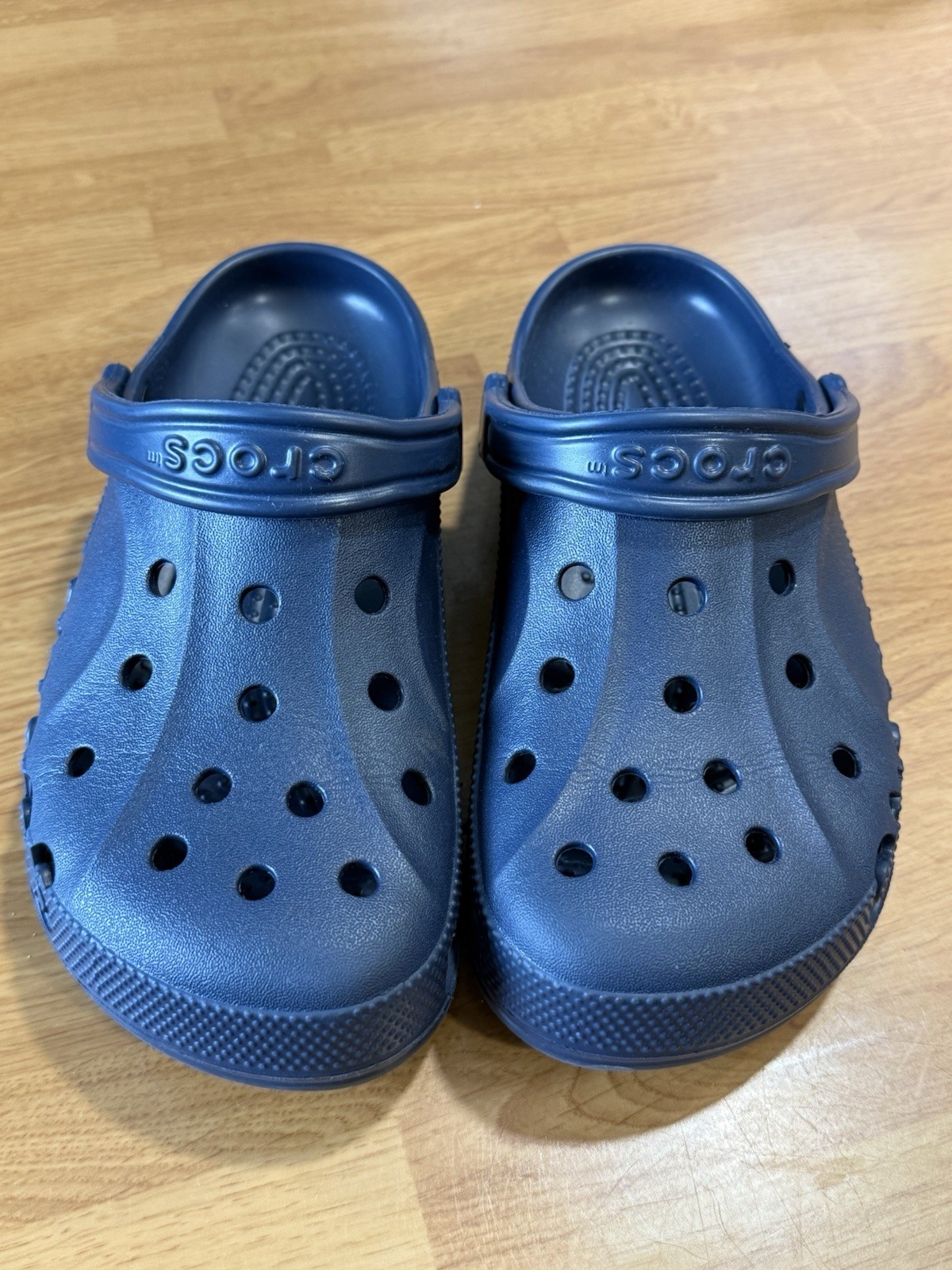 Crocs Baya Clogs Navy Blue Women 8 from my personal collection EUC