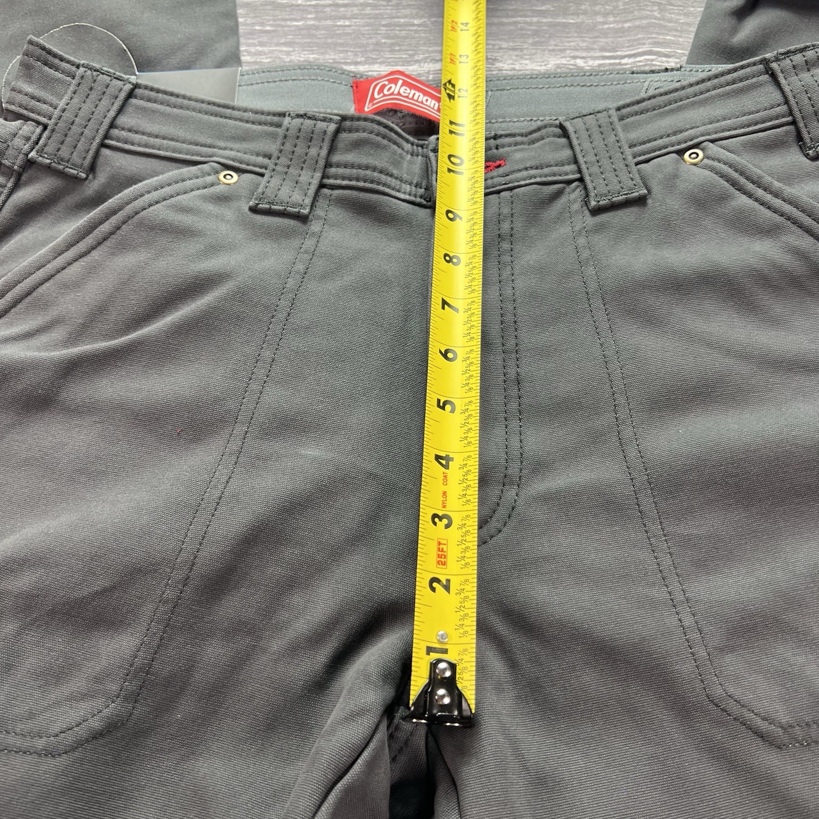 Coleman Fleece Lined Pants Utility Stretch Canvas Work Gray Men’s Size 32X30 NEW
