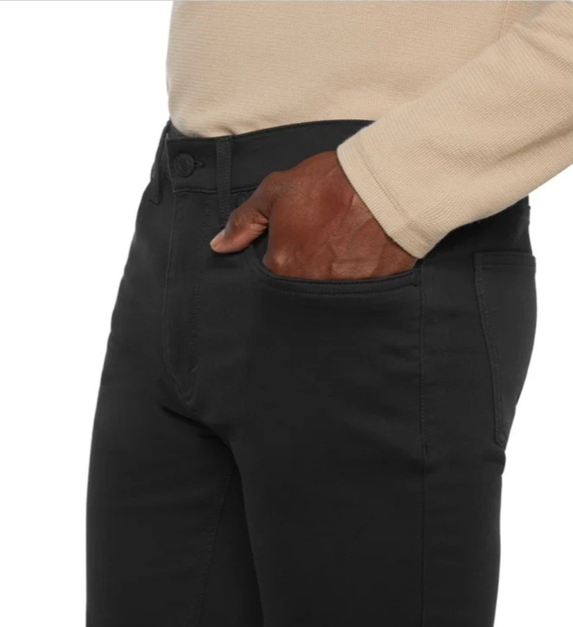 Banana Republic Men’s 5 Pocket Pant Slim Fit Black 34×29