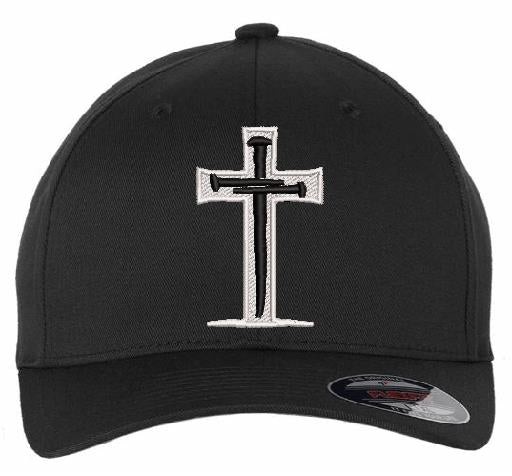 Sacred Nails Christian Cross Hats for Men Women Jesus 3 Nail Cross Bible Jesus