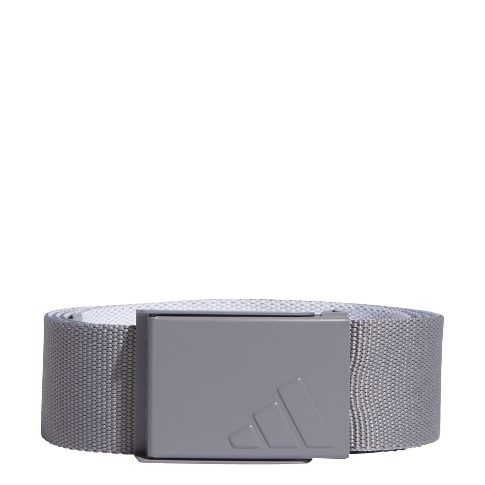 adidas Mens Reversible Web Belt, Grey Three/White, OSFM