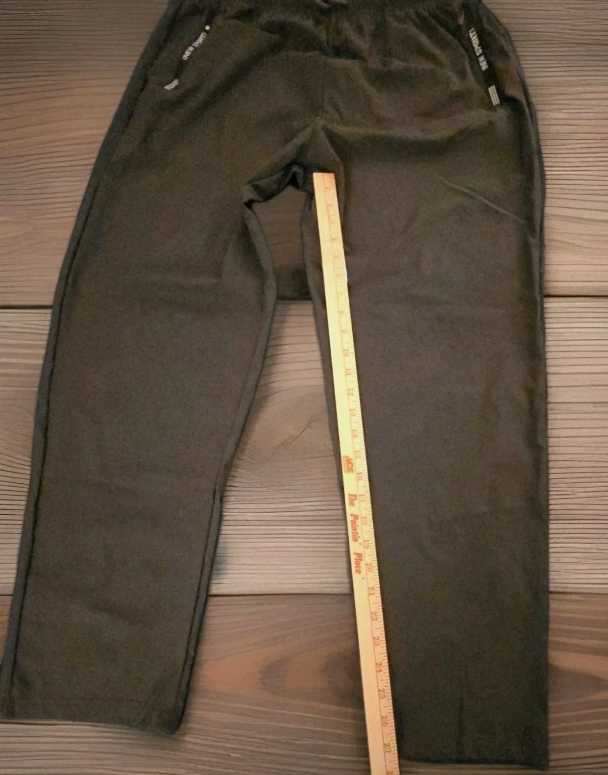 New Sport Stretch Active Unisex GRAY,Jogger Pants, With 2 zipper Pockets