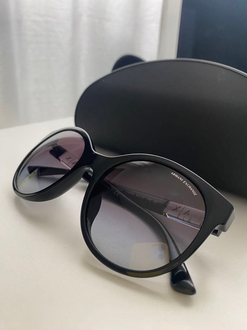 Armani Exchange Black Sunglasses Unisex