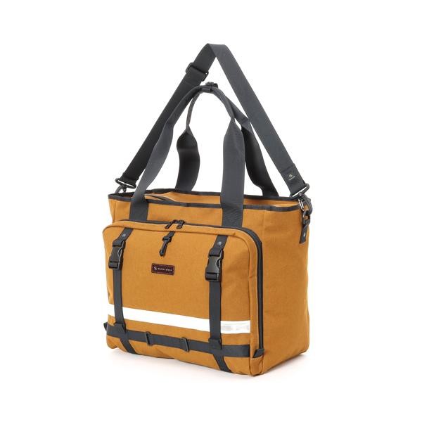 Master-Piece Masterpiece MSPC milestone×master-piece 2WAY ToteBag Camel 02822