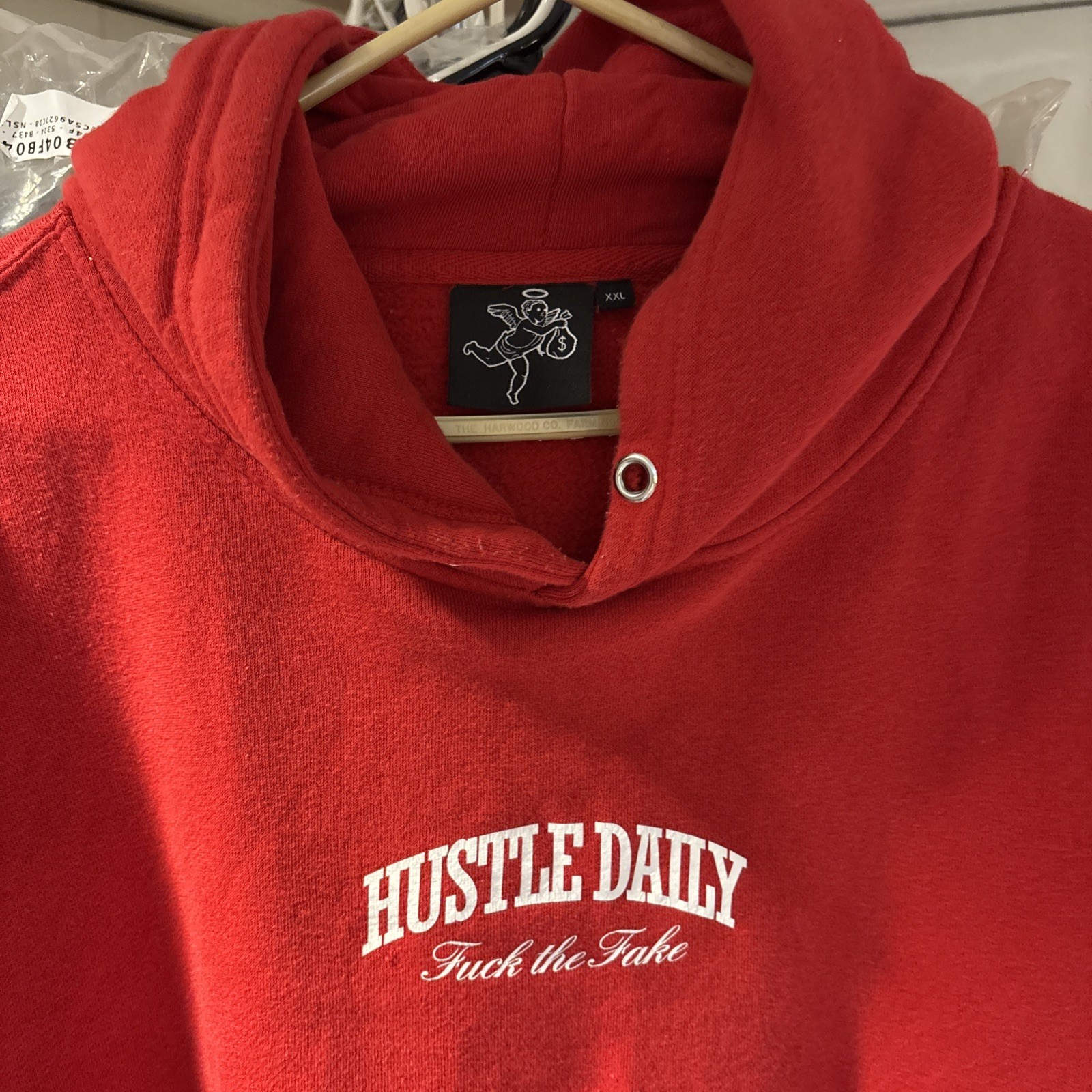 Hustle daily Red XXL Hoody!