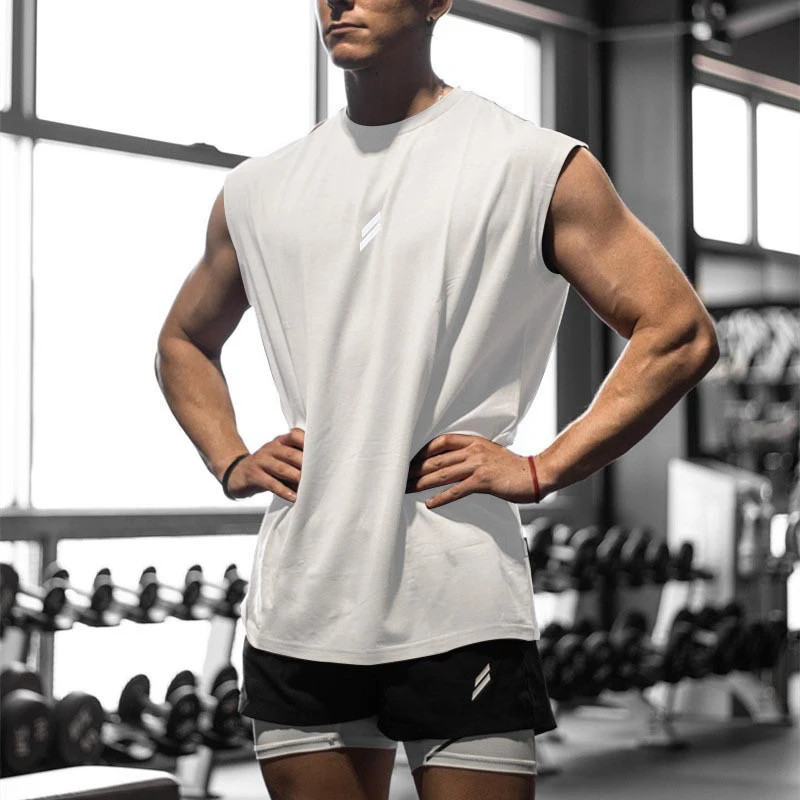 Men Mesh Tank Top Sports Sleeveless Quick Dry Breathable Fitness Vest US