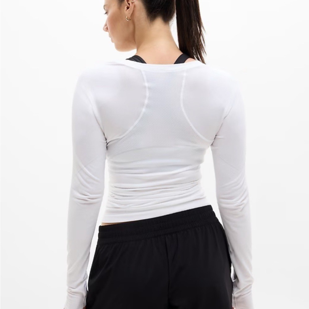 Athleta Momentum Seamless Long Sleeve Top